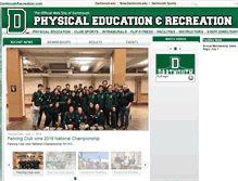 Tablet Screenshot of dartmouthrecreation.com